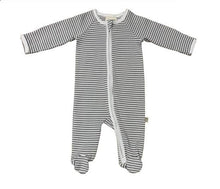 Load image into Gallery viewer, Pureborn Organic Cotton Grey Stripe All-In-One
