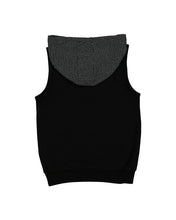 Load image into Gallery viewer, Rad Tribe SLEEVELESS HOOD IN BLACK STRIPE
